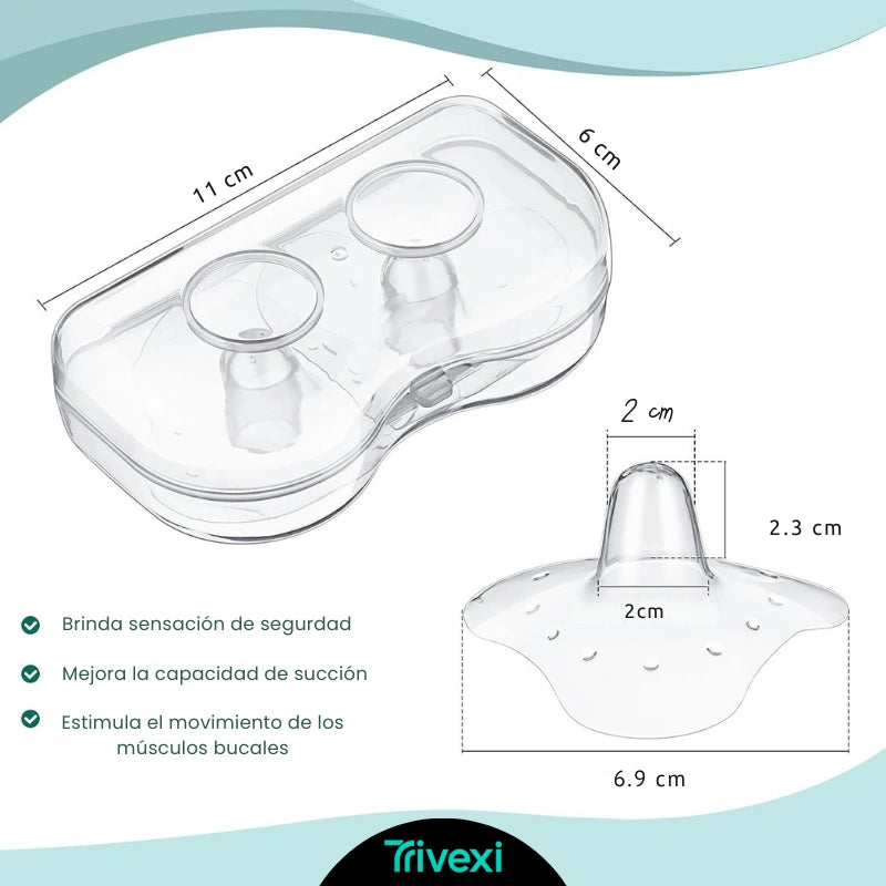LactaConfort™: Escudo de Silicona Ultra-Sensible