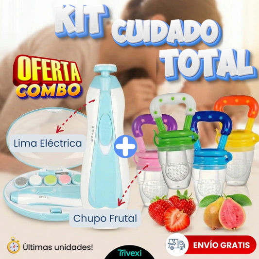 Kit Cuidado Total: Lima Eléctrica + Chupo Frutal