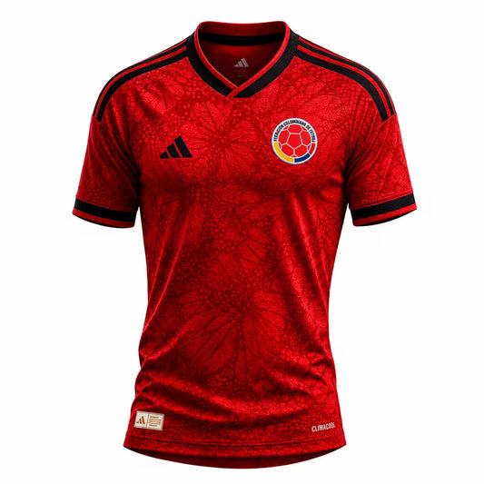 Camiseta Colombia  Roja/Negro